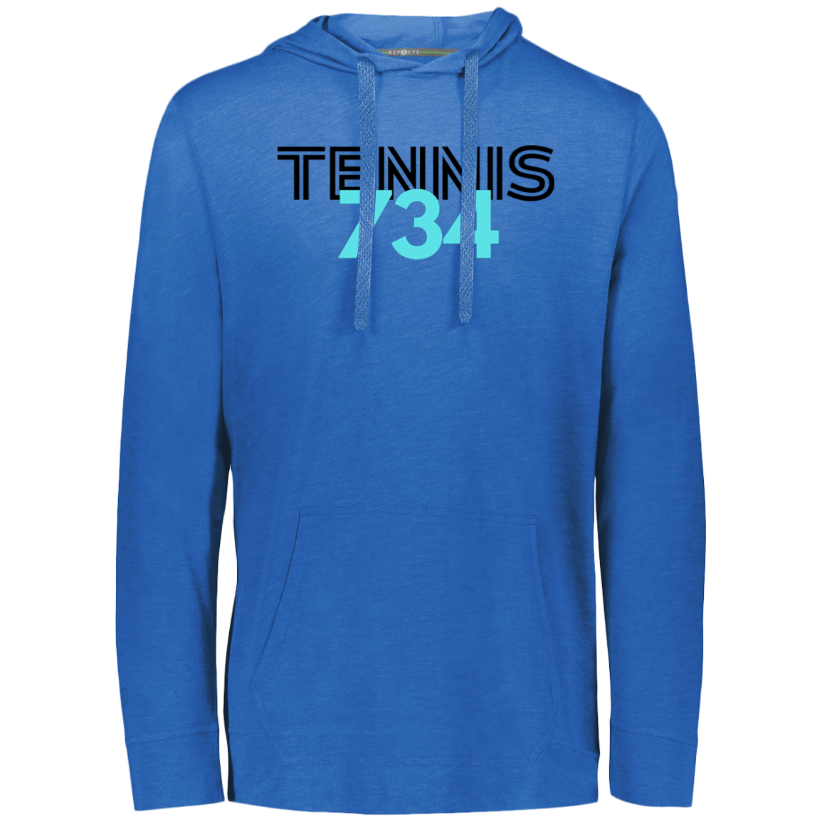 Tennis 734/USTA Double Logo Eco Triblend Lightweight Hoodie