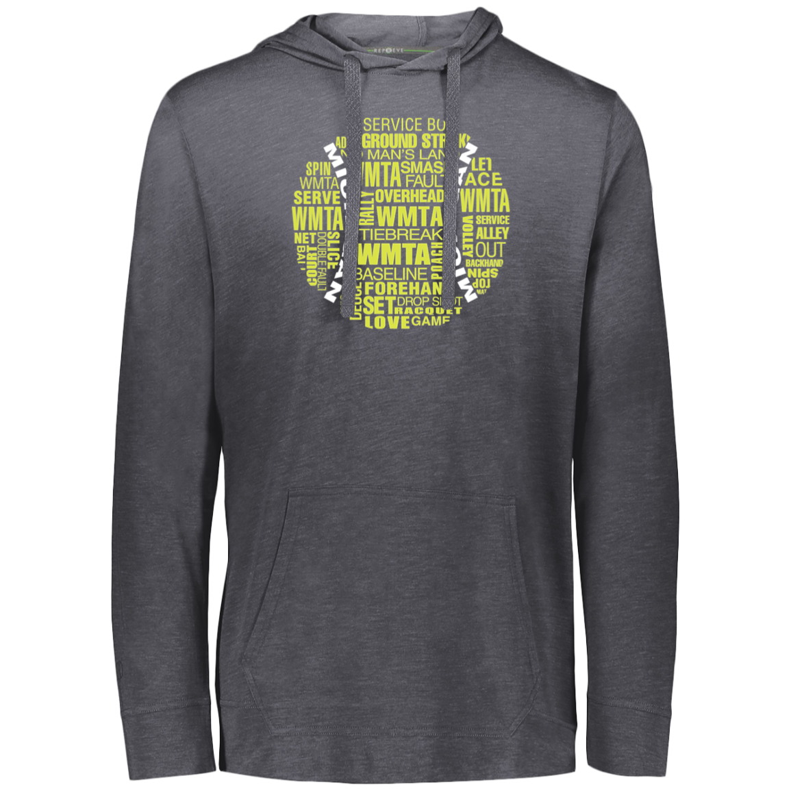 WMTA Classic Tennis Ball Lightweight Eco-Hoodie