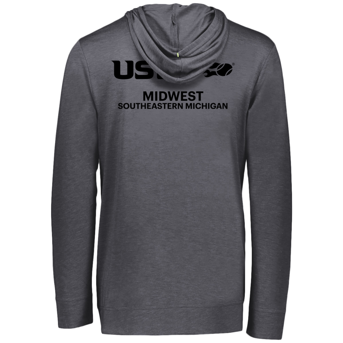 Tennis 734/USTA Double Logo Eco Triblend Lightweight Hoodie