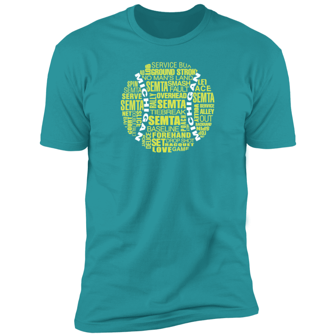 SEMTA Tennis Ball Premium Men's T-Shirt