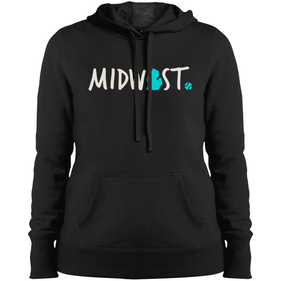 Midwest Mitten Tennis Ladies' Pullover Hoodie