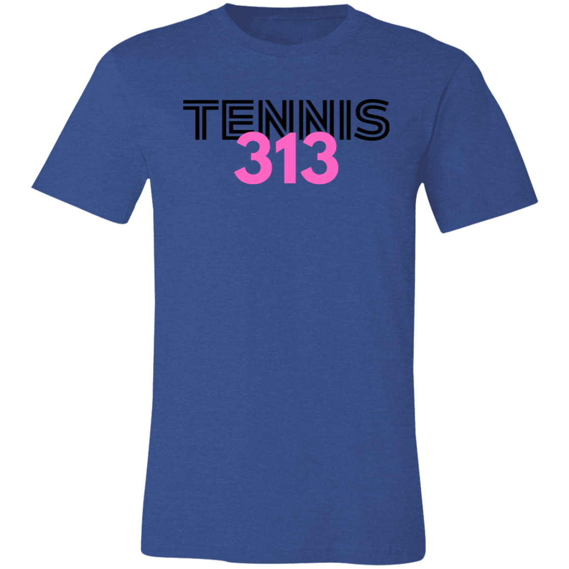 Tennis 313/USTA Double Logo Unisex Jersey Tee