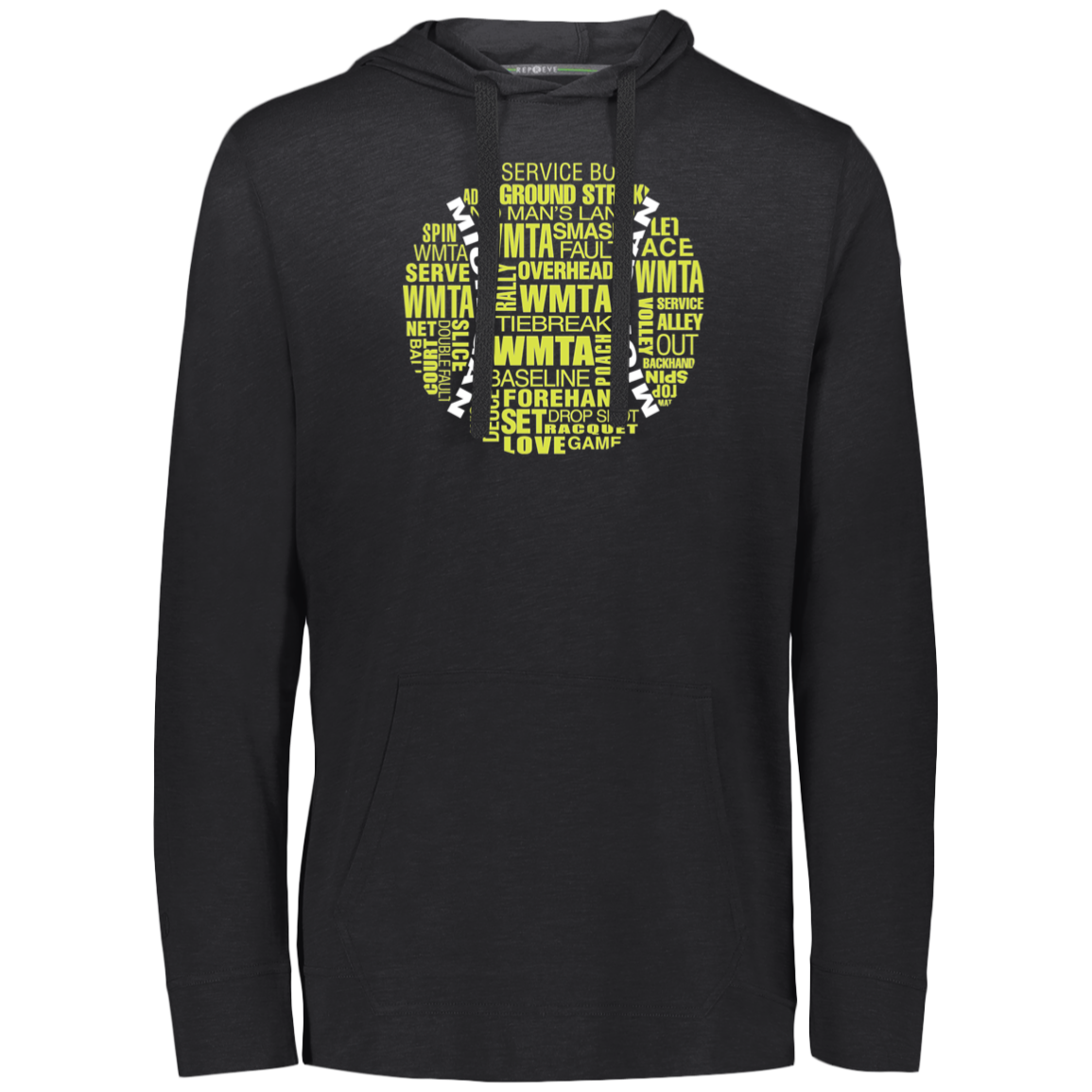 WMTA Classic Tennis Ball Lightweight Eco-Hoodie