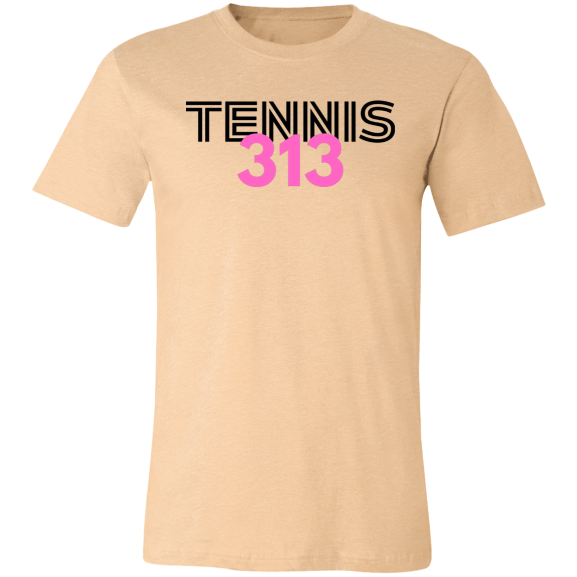 Tennis 313/USTA Double Logo Unisex Jersey Tee