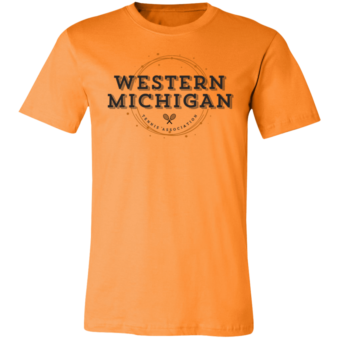 WMTA/USTA Double Logo Unisex JerseyTee (USTA West Michigan logo on back)