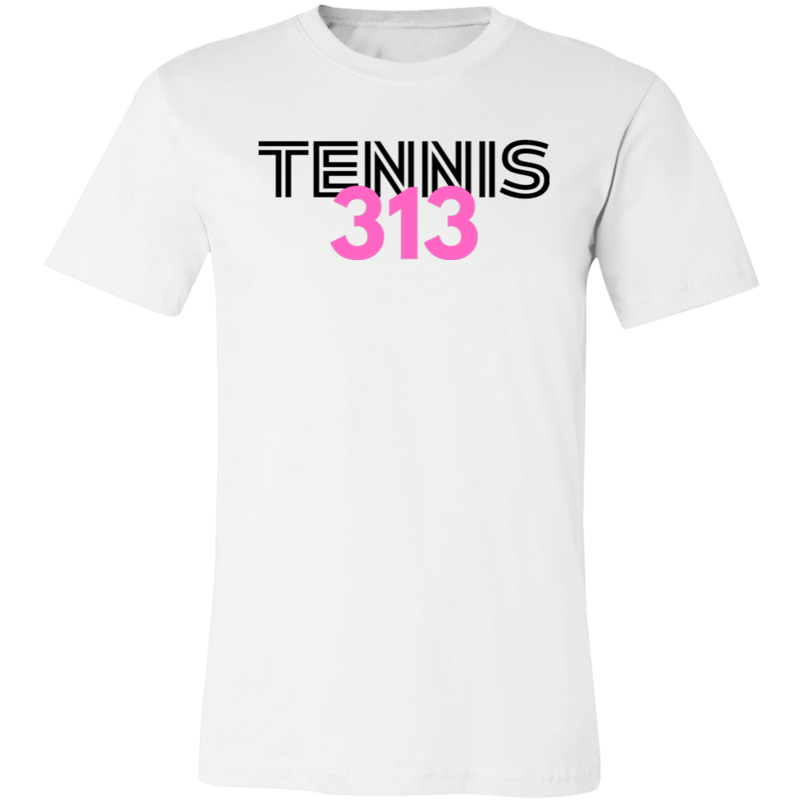 Tennis 313/USTA Double Logo Unisex Jersey Tee