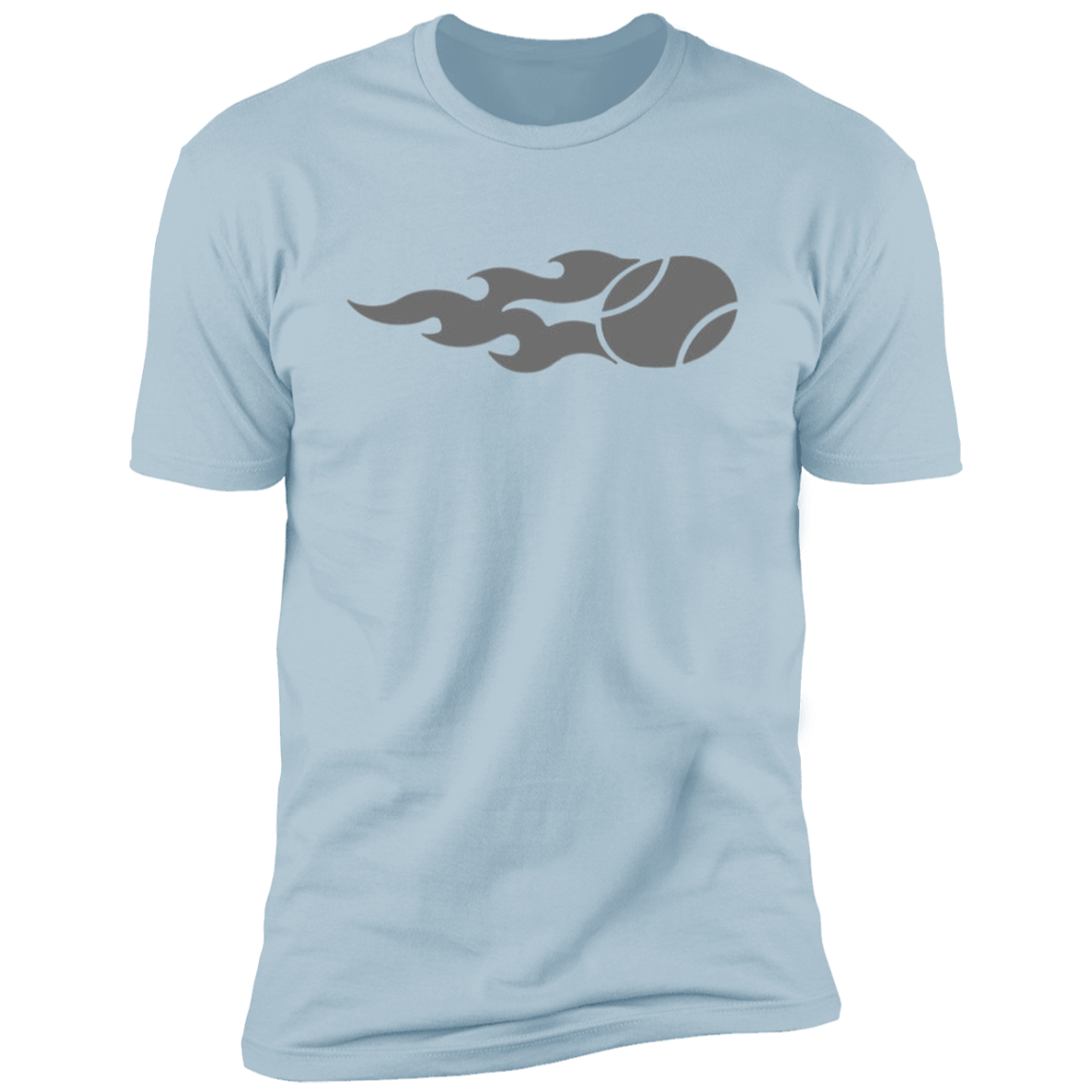 USTA Flaming Tennis Ball Premium Men's T-Shirt