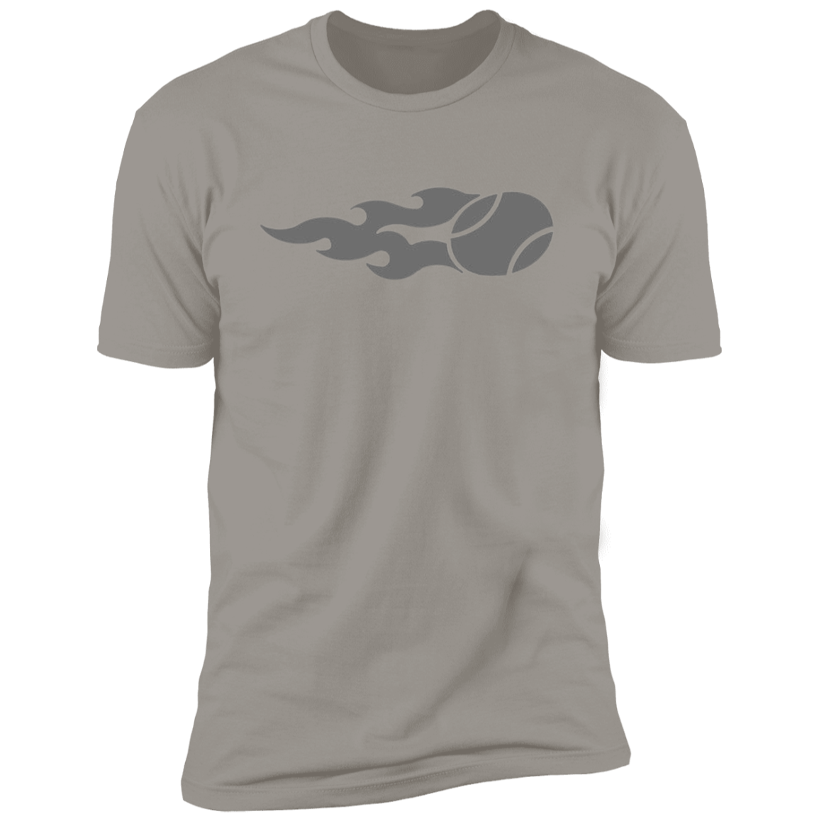 USTA Flaming Tennis Ball Premium Men's T-Shirt