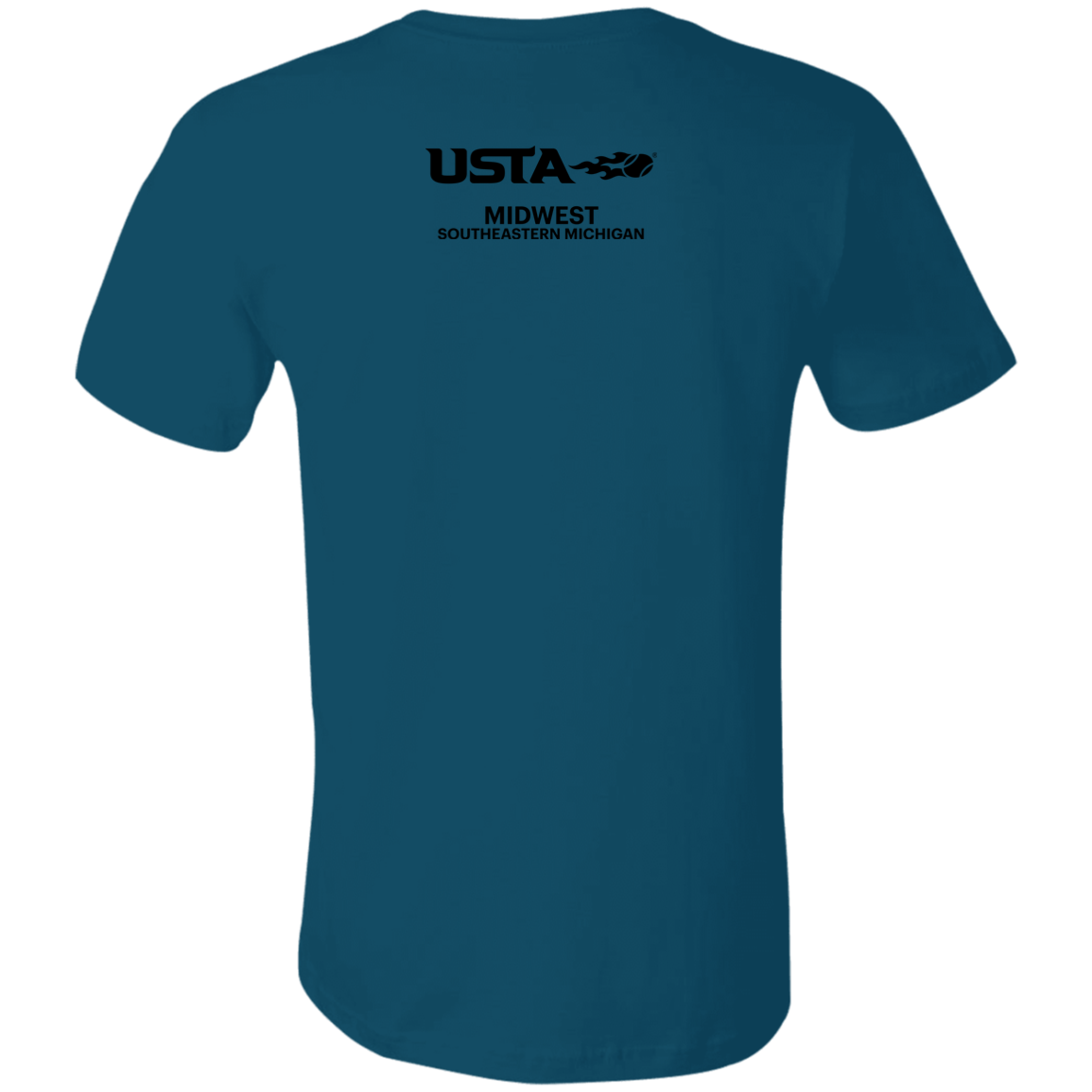 Tennis 313/USTA double Logo Unisex Jersey Tee