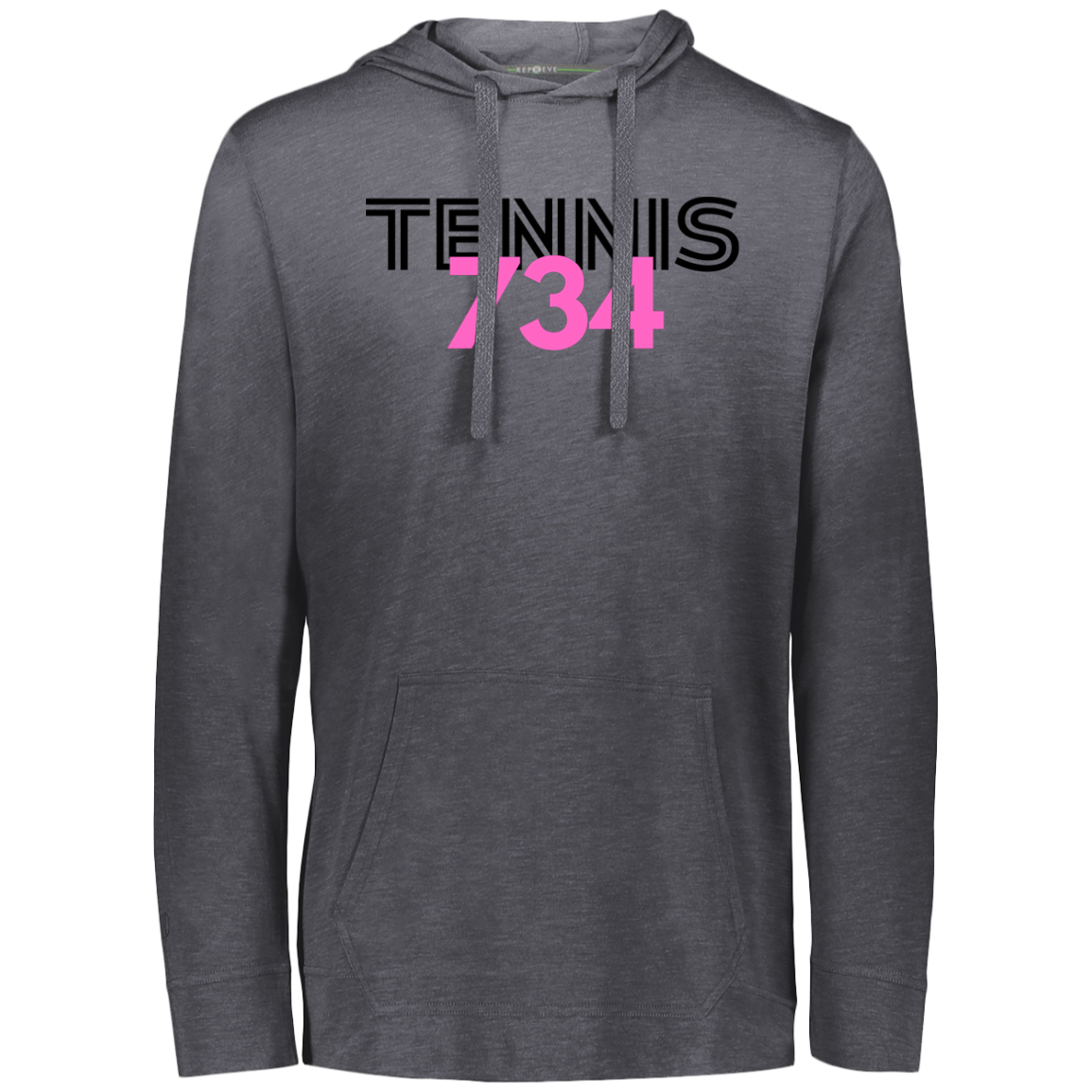 Tennis 734/USTA Double Logo Eco Triblend Lightweight Hoodie