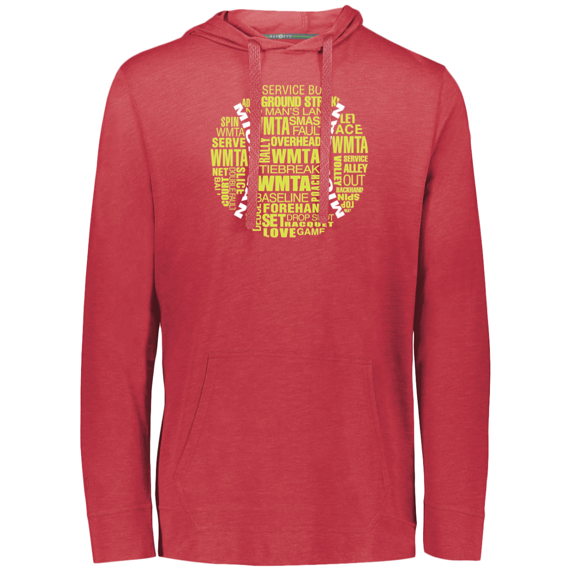 WMTA Classic Tennis Ball Lightweight Eco-Hoodie