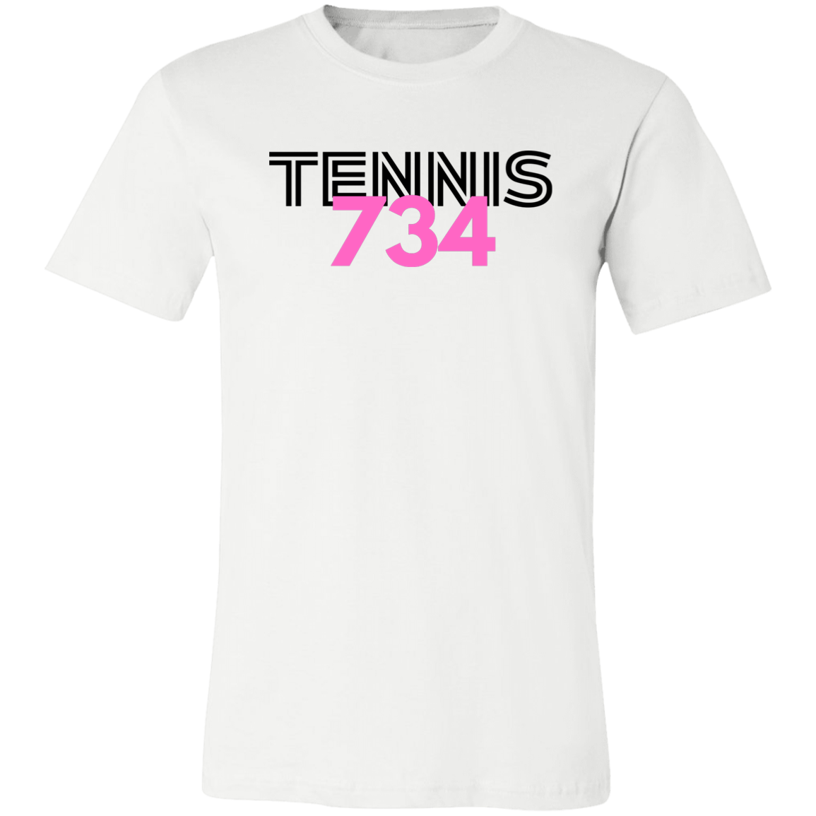 Tennis 734/USTA Double Logo Unisex Jersey Tee