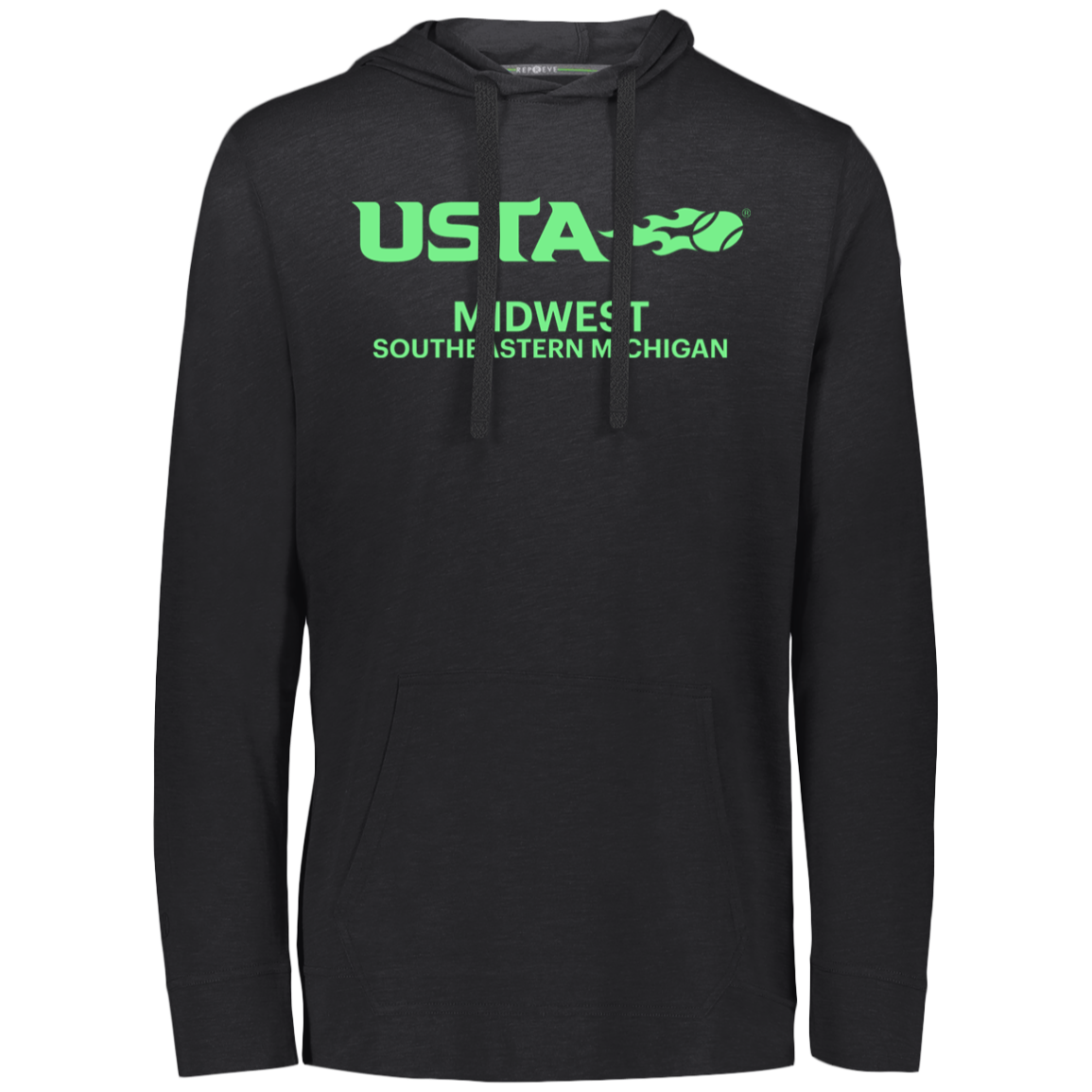 USTA SE Michigan Eco Triblend Lightweight Hoodie