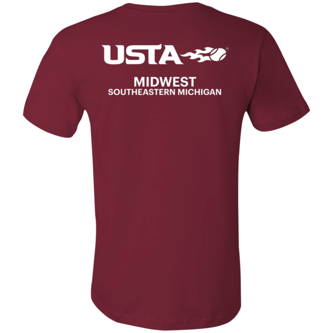 USTA/League Captain Double Logo Unisex Jersey Tee