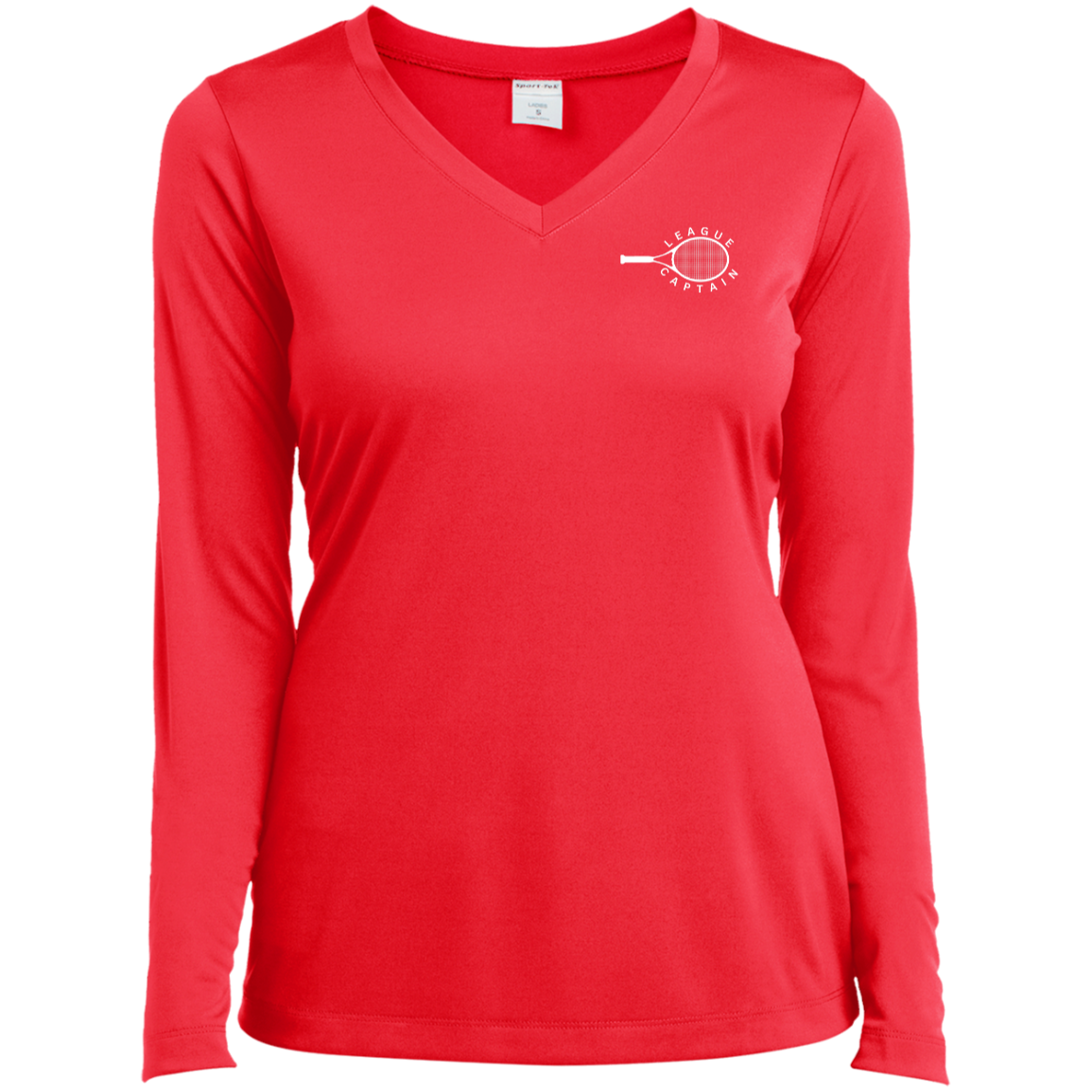 League Captain Ladies’ Long Sleeve Performance V-Neck Tee