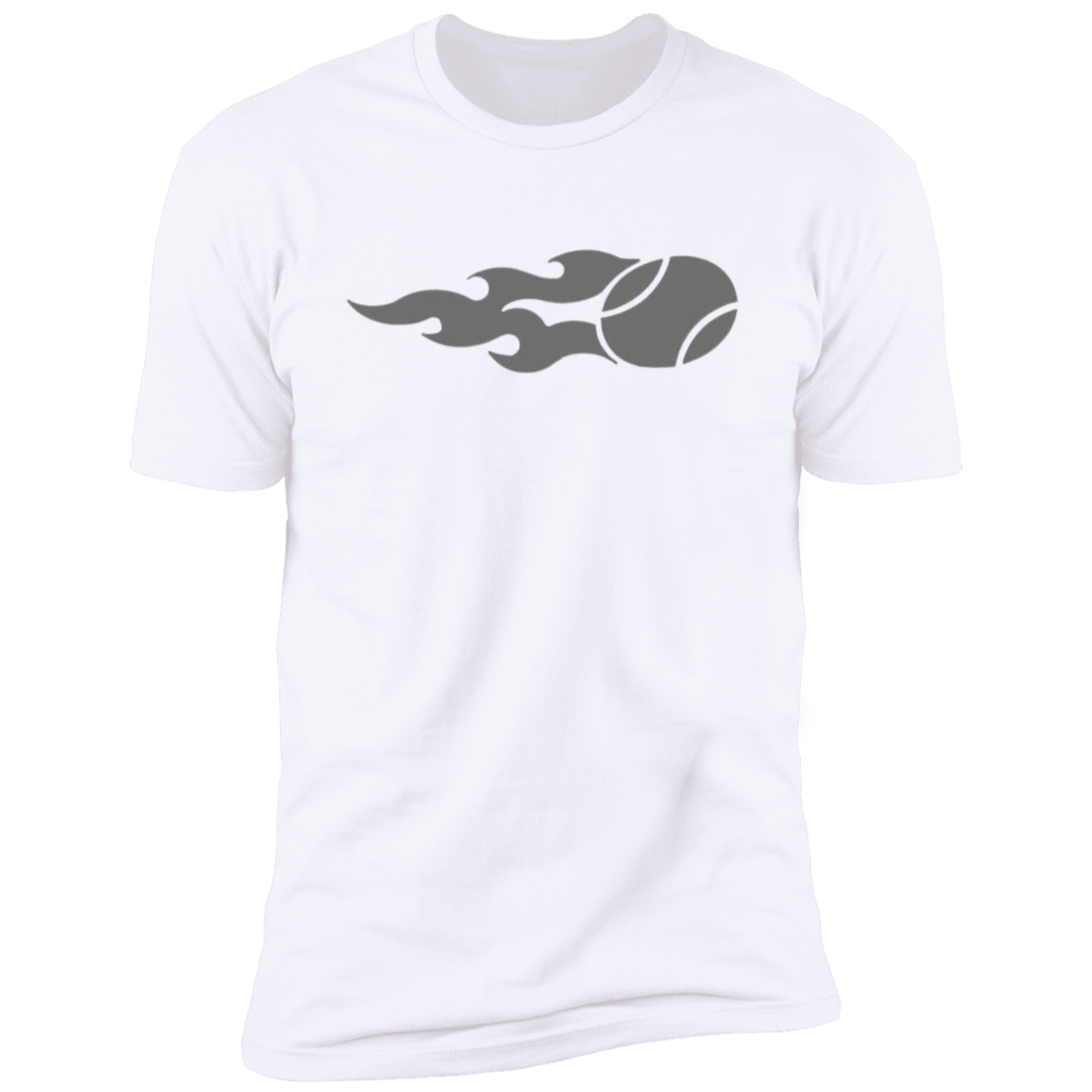 USTA Flaming Tennis Ball Premium Men's T-Shirt