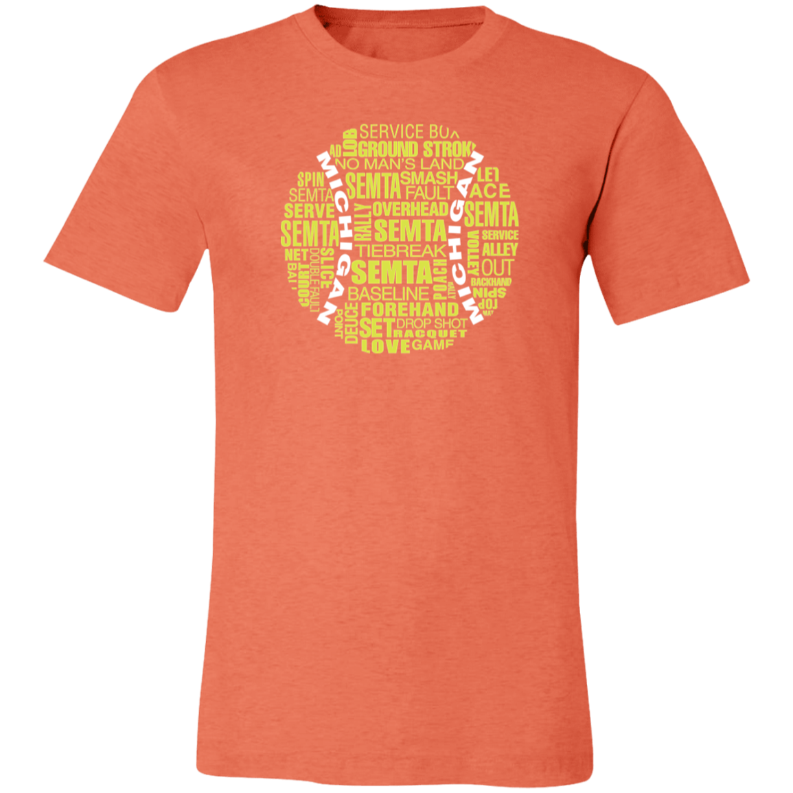 SEMTA Tennis Ball Unisex Jersey Tee