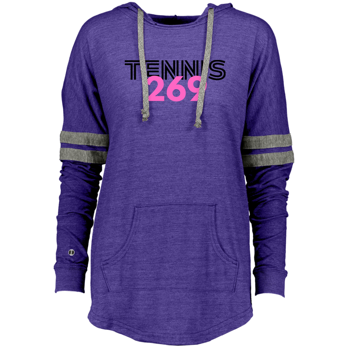 Tennis 269 Ladies Hooded Low Key Pullover
