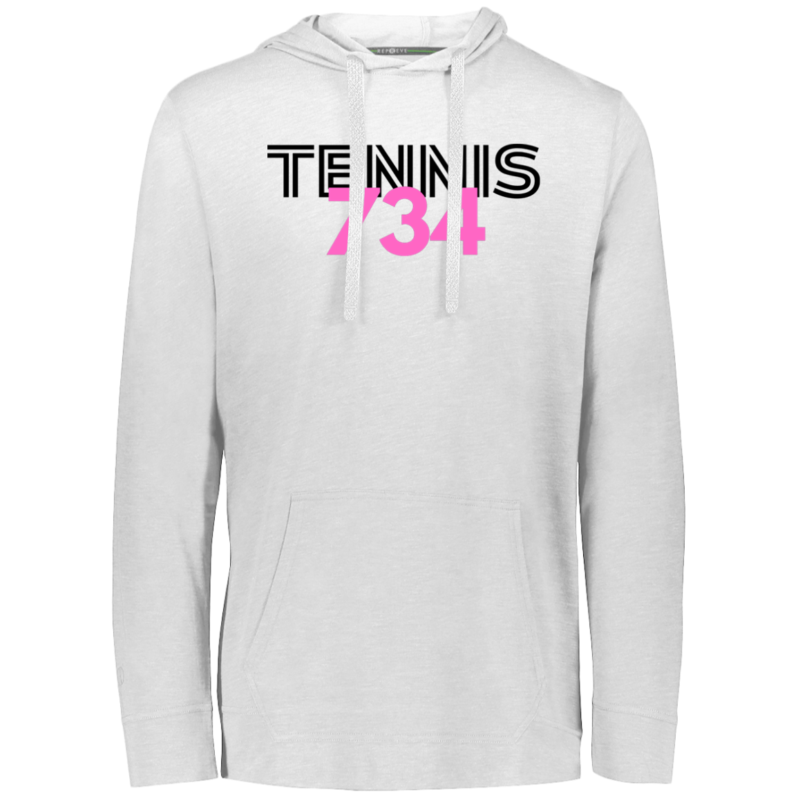 Tennis 734/USTA Double Logo Eco Triblend Lightweight Hoodie