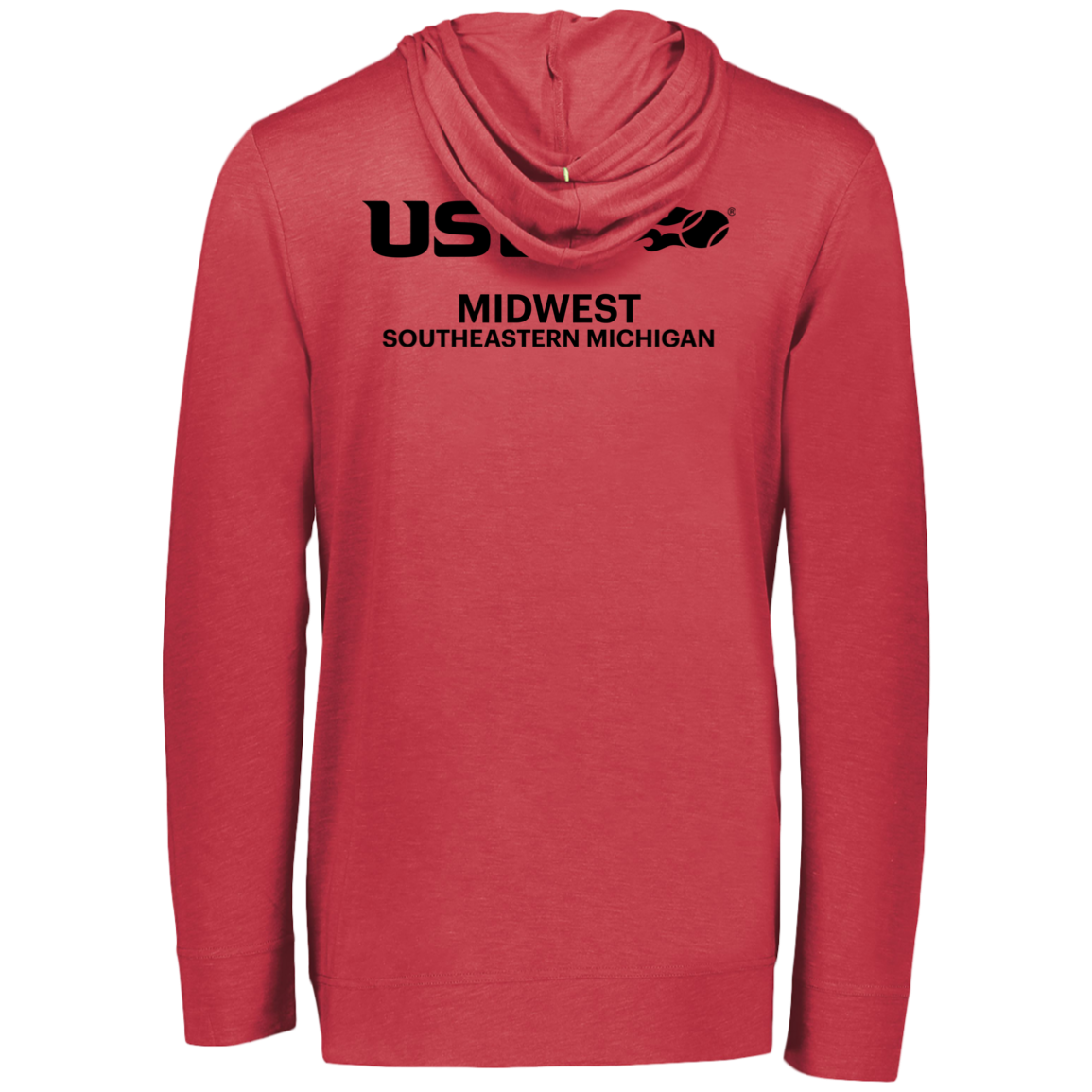 Tennis 586/USTA Double Logo Eco Triblend Lightweight Hoodie