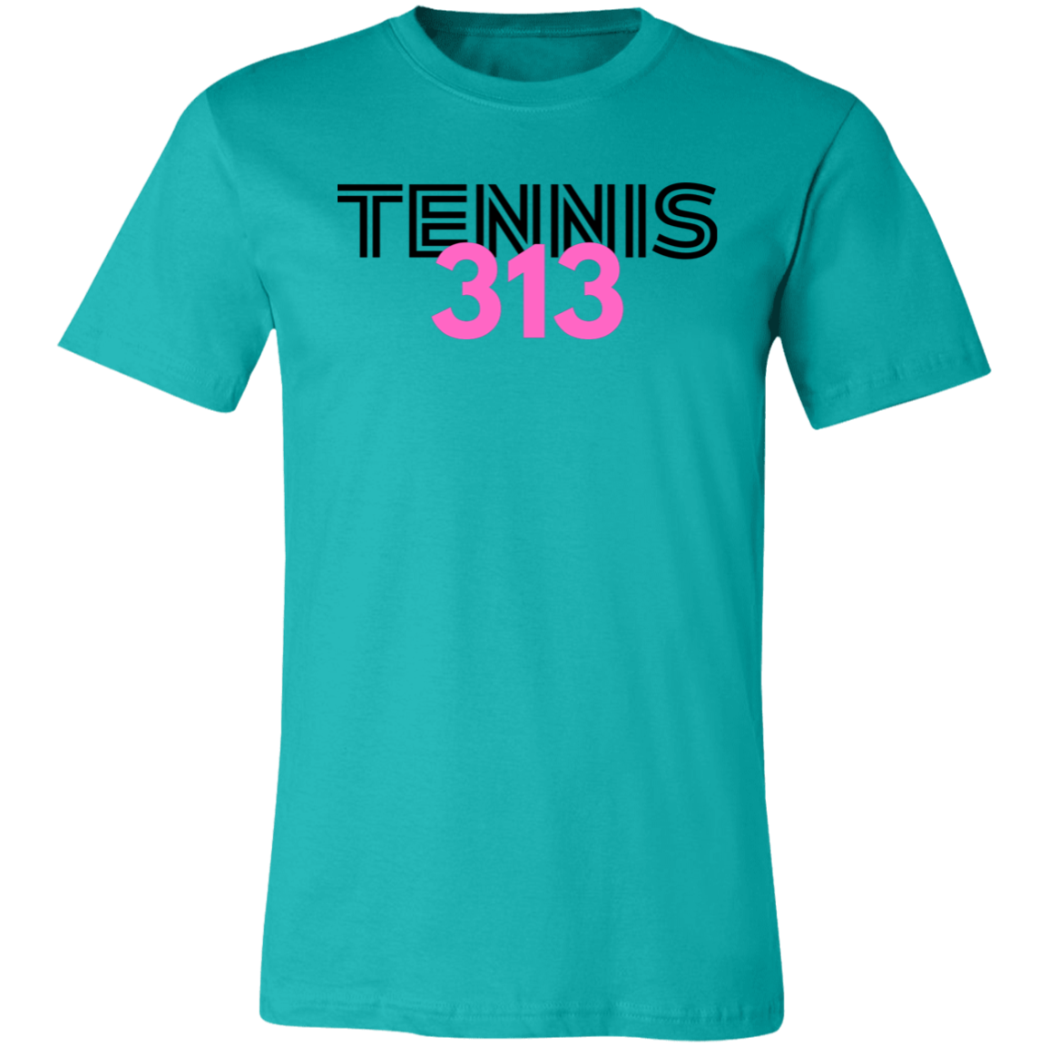 Tennis 313/USTA Double Logo Unisex Jersey Tee