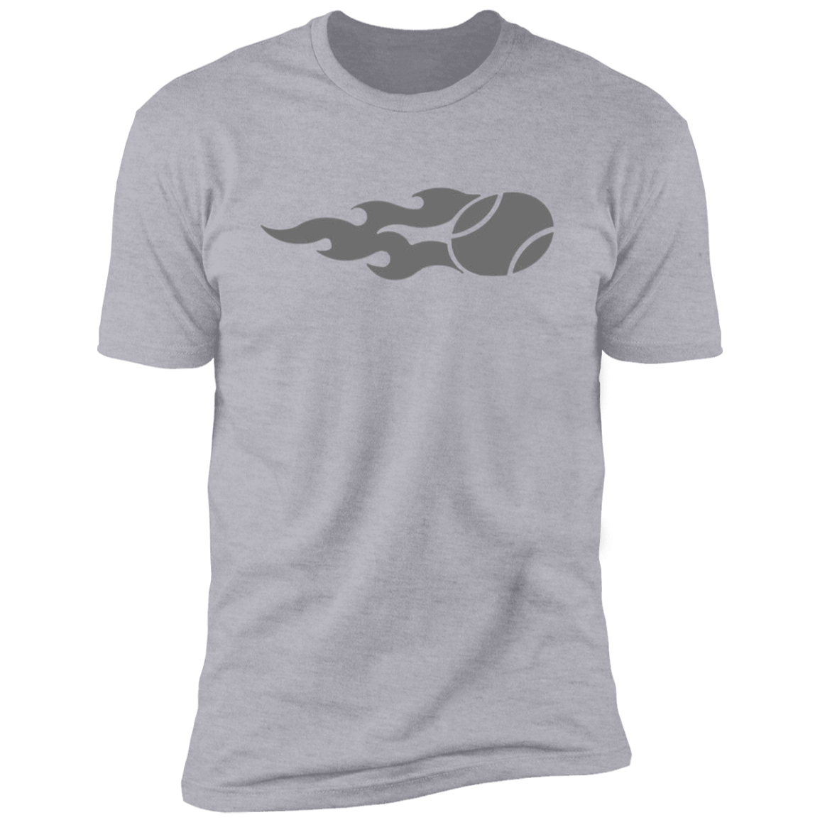 USTA Flaming Tennis Ball Premium Men's T-Shirt
