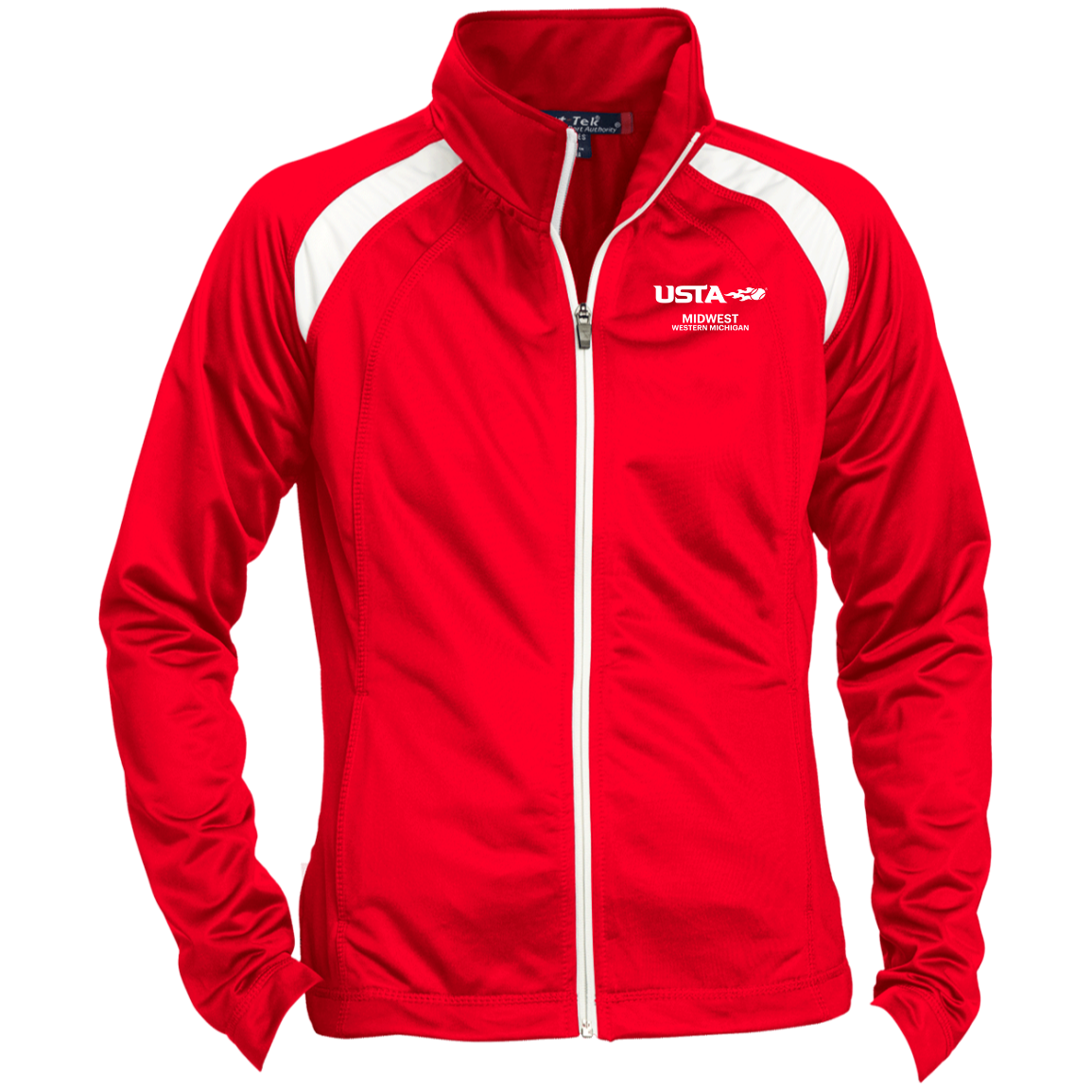 USTA Western Michigan Ladies' Raglan Sleeve Warmup Jacket