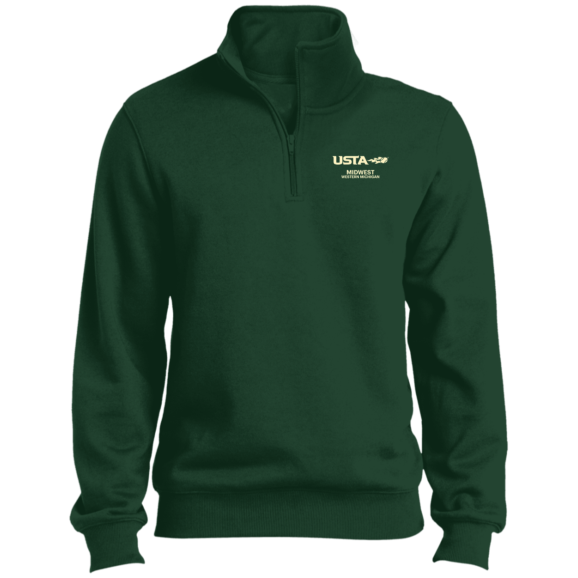 USTA Western Michigan 1/4 Zip Sweatshirt