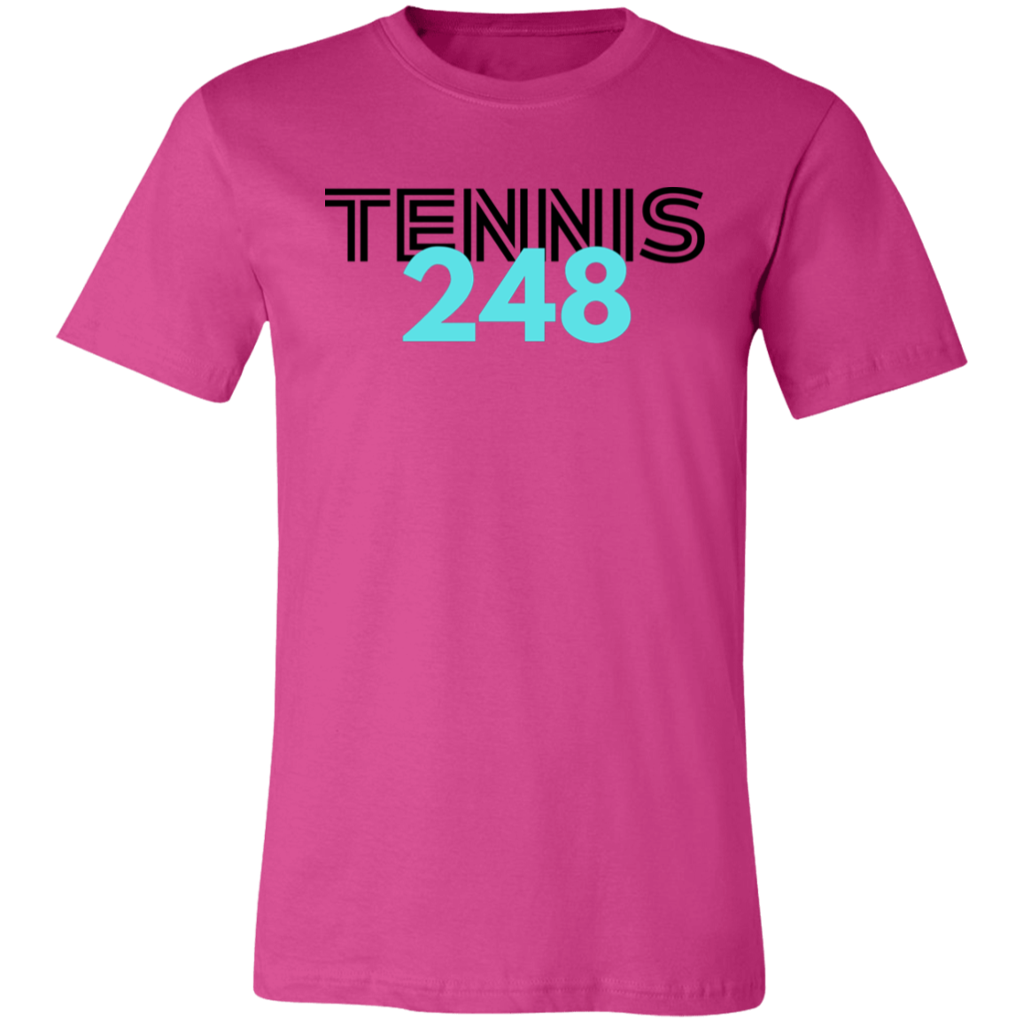 Tennis 248/USTA Double Logo Unisex Jersey Tee