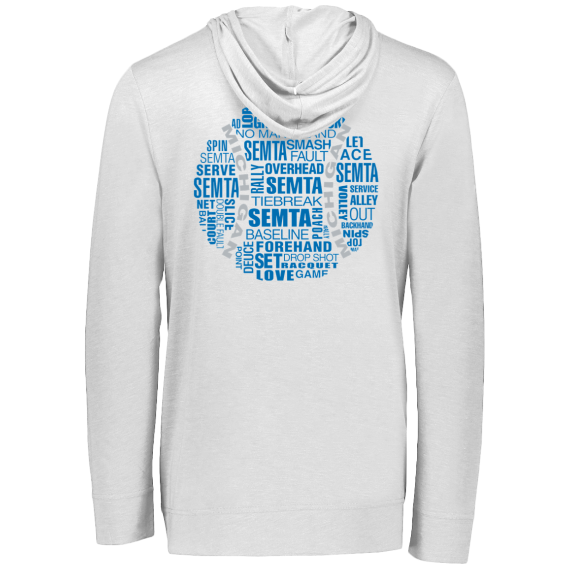 League Captain/Honolulu Blue Double Logo Super-Lite Eco Hoodie