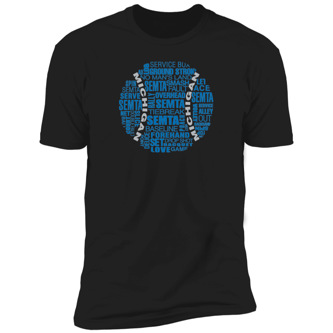 SEMTA Honolulu Blue Premium Men's T-Shirt