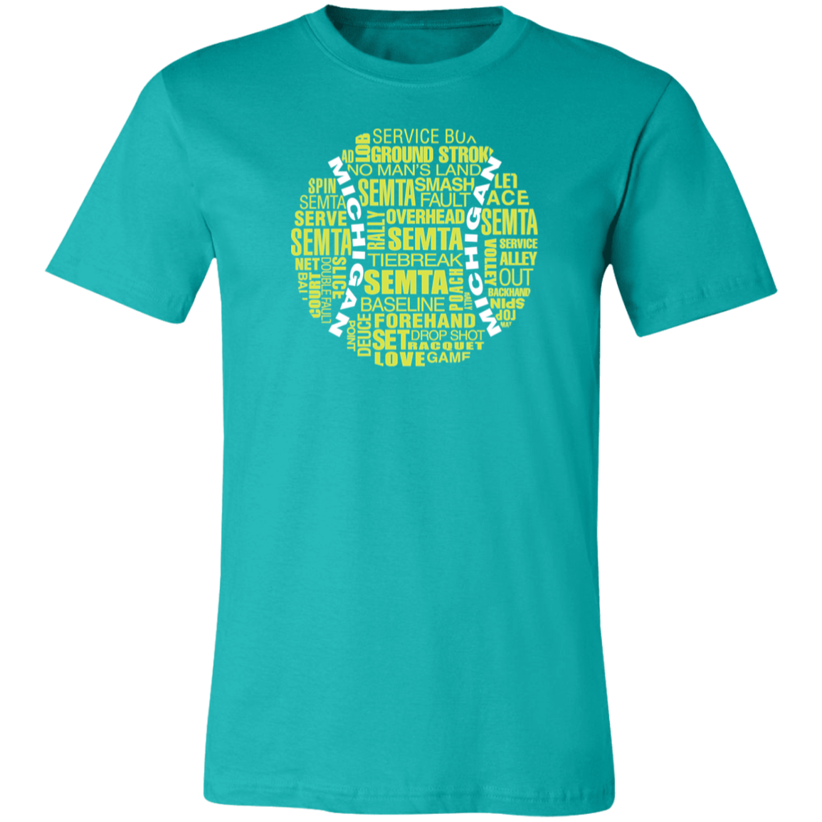 SEMTA Tennis Ball Unisex Jersey Tee