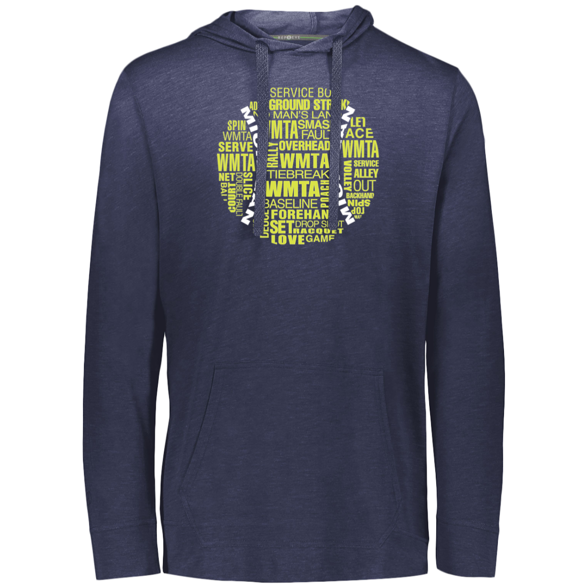 WMTA Classic Tennis Ball Lightweight Eco-Hoodie