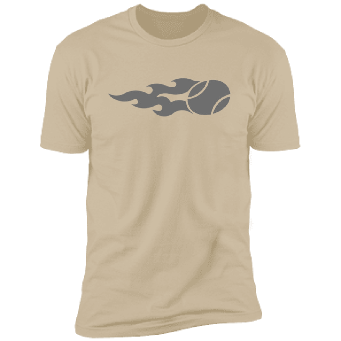 USTA Flaming Tennis Ball Premium Men's T-Shirt