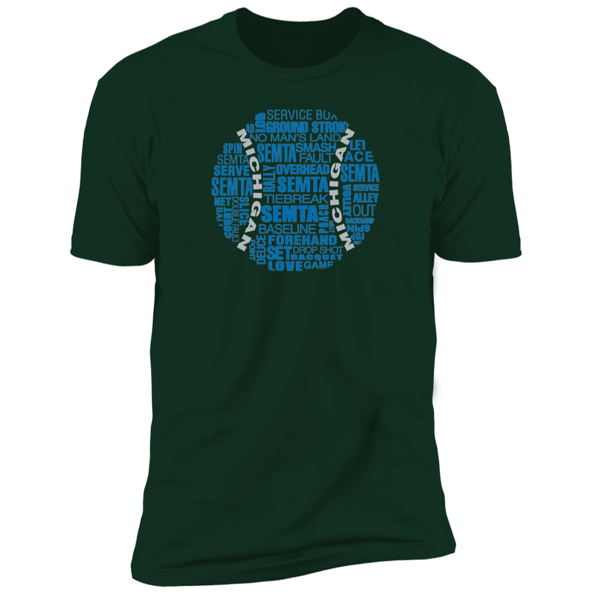 SEMTA Honolulu Blue Premium Men's T-Shirt