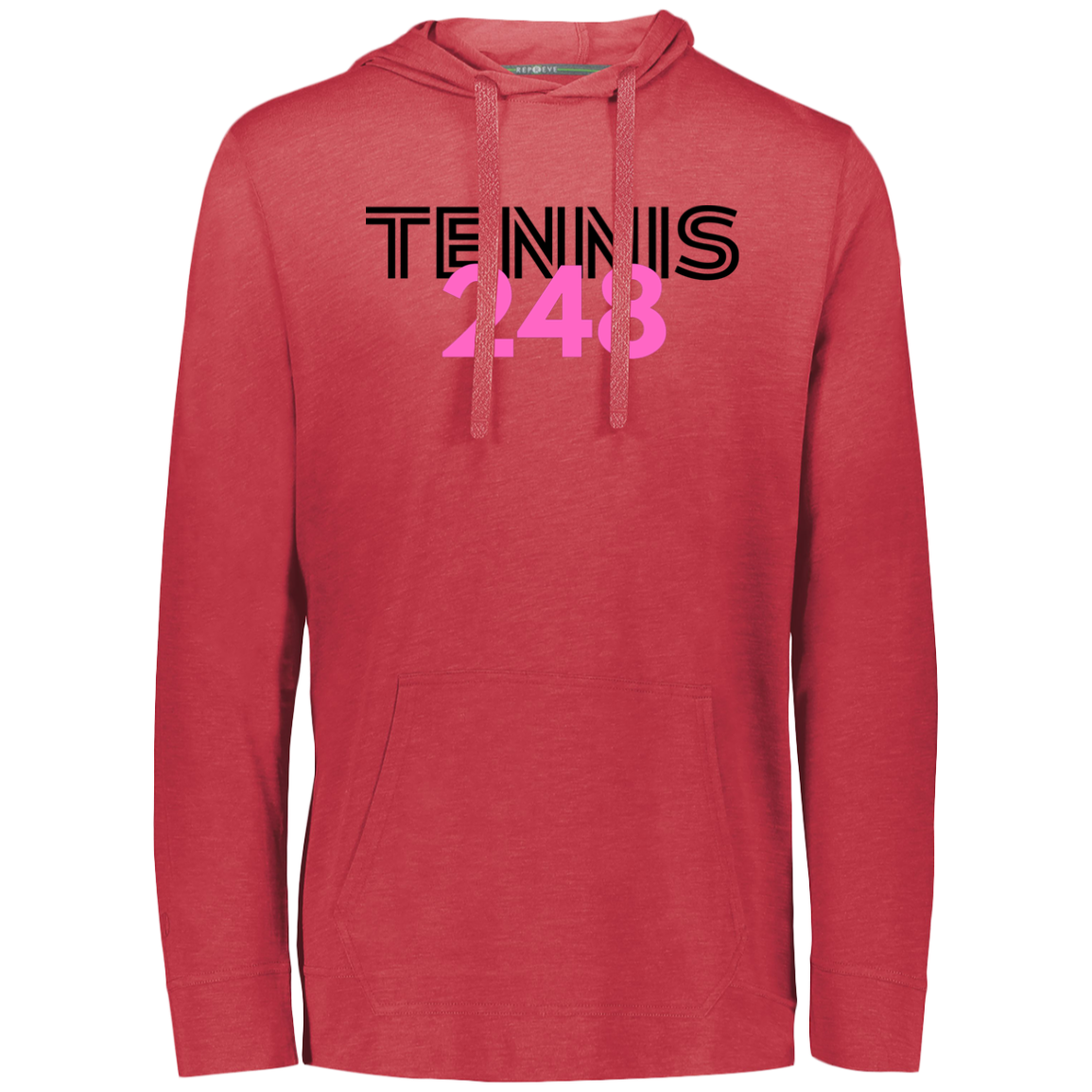 Tennis 248/USTA Double Logo Eco Triblend Lightweight Hoodie
