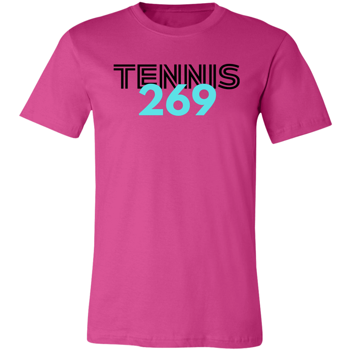Tennis 269 Unisex Jersey Tee (USTA Western Michigan logo on back)