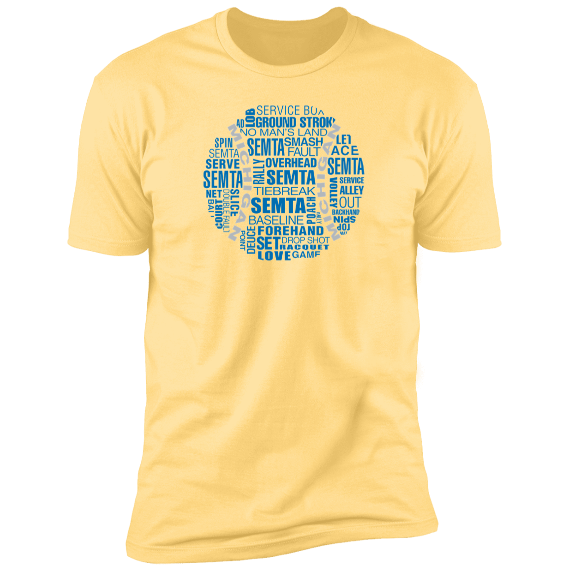 SEMTA Honolulu Blue Premium Men's T-Shirt