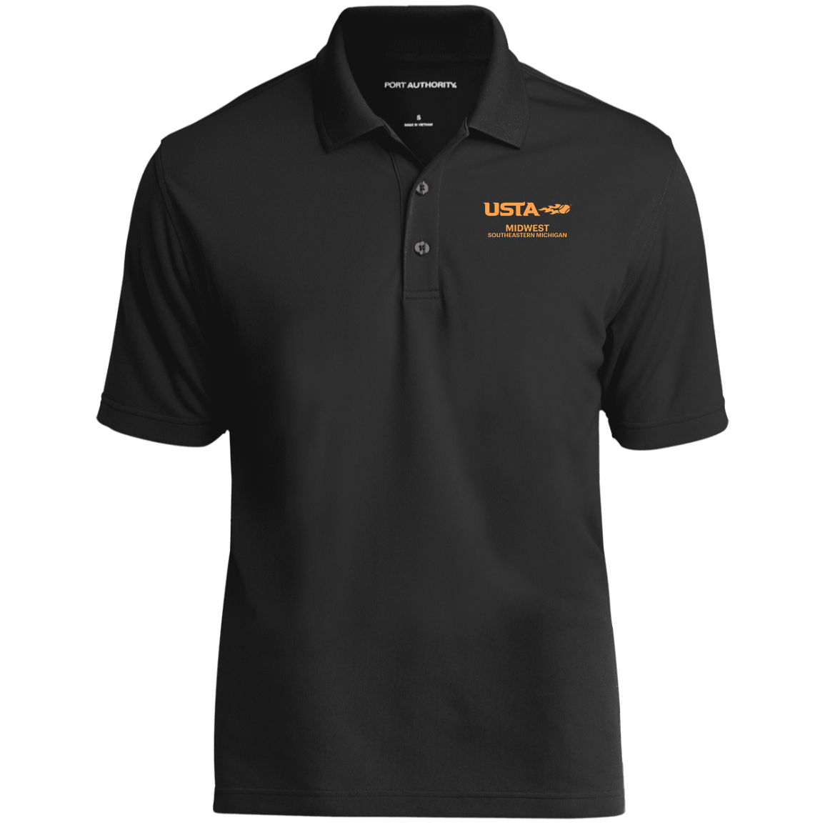 USTA Southeastern Michigan Dry Zone UV Micro-Mesh Polo