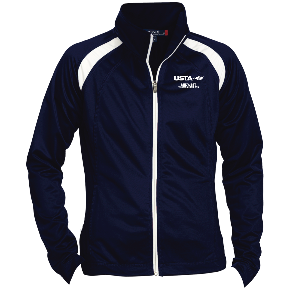 USTA Western Michigan Ladies' Raglan Sleeve Warmup Jacket