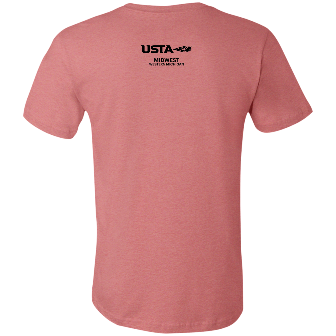 Tennis 269 Unisex Jersey Tee (USTA Western Michigan logo on back)