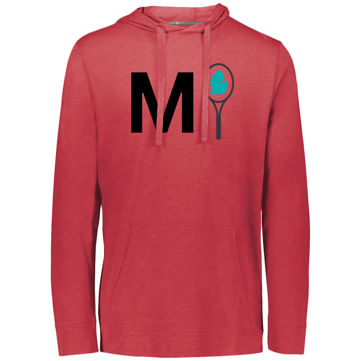 Michigan Racquets Eco Triblend Lightweight Hoodie