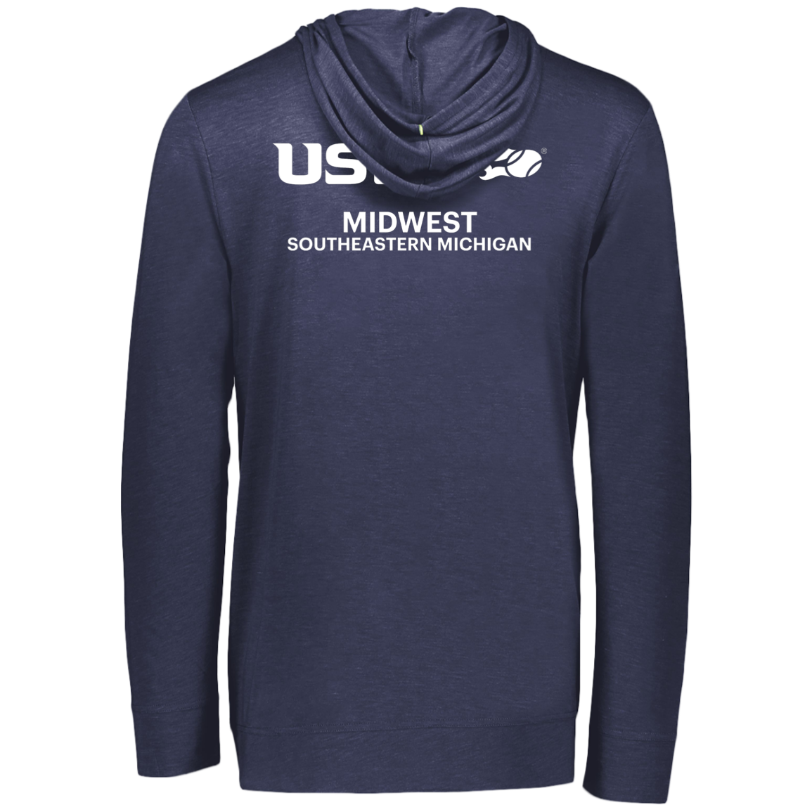 Double Logo Game Set Match D/USTA Eco Triblend Lightweight Hoodie