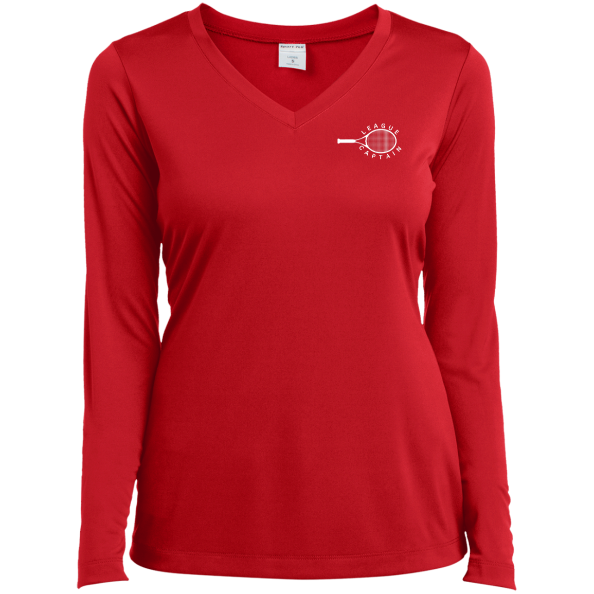 League Captain Ladies’ Long Sleeve Performance V-Neck Tee