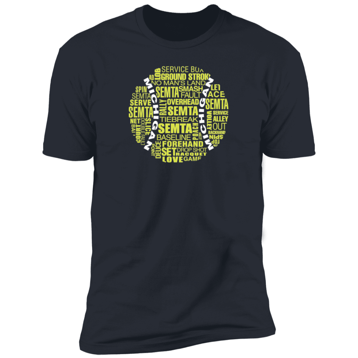 SEMTA Tennis Ball Premium Men's T-Shirt
