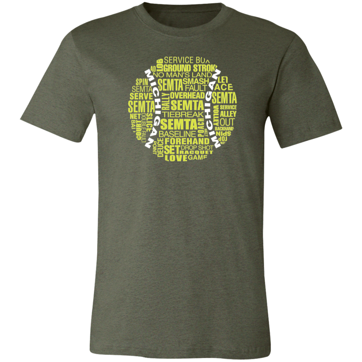SEMTA Tennis Ball Unisex Jersey Tee