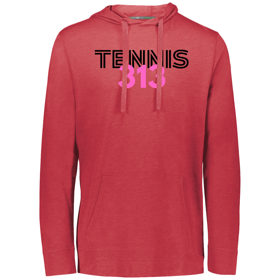 Tennis 313/USTA Double Logo Eco Triblend Lightweight Hoodie