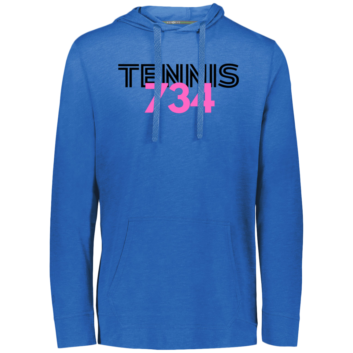 Tennis 734/USTA Double Logo Eco Triblend Lightweight Hoodie