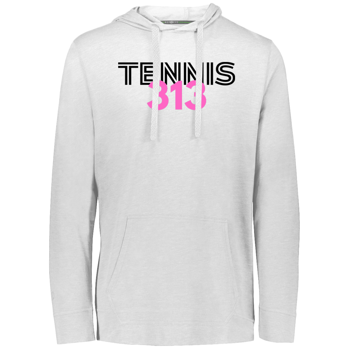 Tennis 313/USTA Double Logo Eco Triblend Lightweight Hoodie