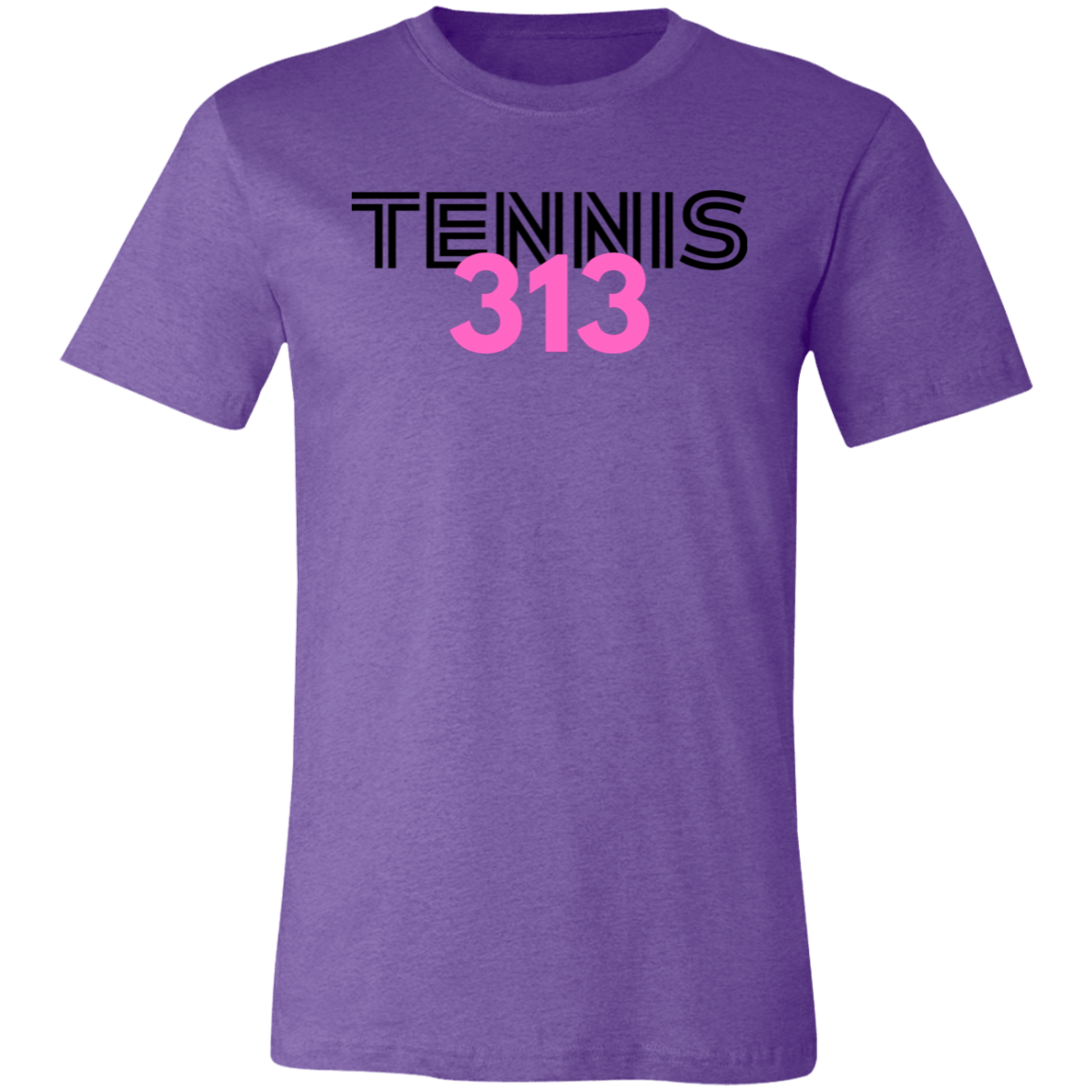 Tennis 313/USTA Double Logo Unisex Jersey Tee